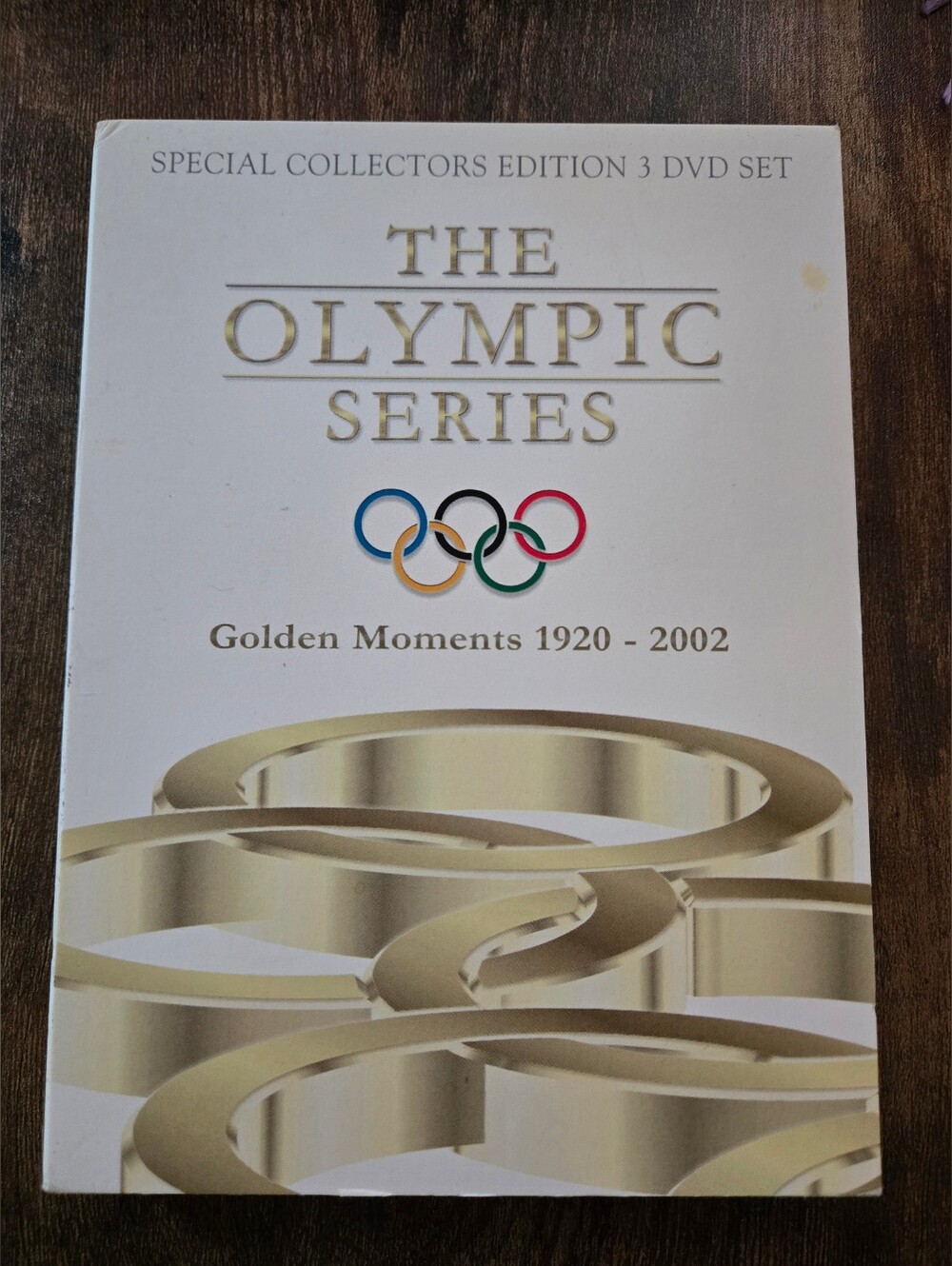The Olympic Series: Golden Moments 1920-2002 DVD Set - White & Gold